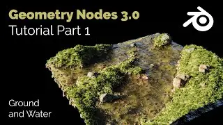 Blender Geometry Nodes 3.0 - Procedural Landscape Tutorial  - Part 01