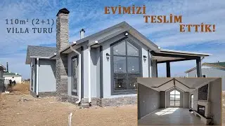 EVİMİZİ TESLİM ETTİK! /Modern Çelik Villa / 110m² (2+1) /lüks çelik ev/