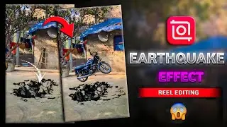 EARTH QUAKE TRENDING SPPEDRAMP EFFECTS BIKE REELS VIDEO EDITING | SPEED RAMP REELS TUTORIAL - Inshot