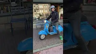 Vespa power!! on the Rusty Gold Moto Catwalk #vespa