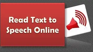Make Computer Read Text Article Aloud