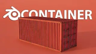 Make Container in Blender & Substance 3D Painter - Full Tutorial