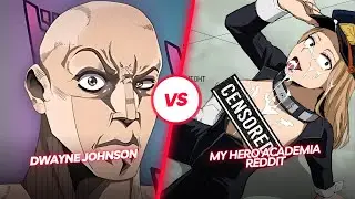 My Hero Academia Female Edition 🔞 | Anime vs Reddit (the rock reaction meme) #hentai #ecchi