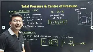 FMM or HRY Lecture Total Pressure & Center of Pressure | Vineet Sir | Vineet Tutorials jalgaon