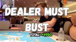 Staying On All Hands Casino King Gets An Edge Playing High Limit Black Jack!!!