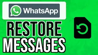 How to RESTORE WHATSAPP MESSAGES After Uninstall (2024 Update!) | Uninstall WhatsApp Recovery