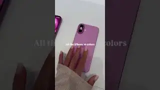 IPhone 16 all colors hands on comparison 🔥🔥🔥 #iphone16 #unboxing #shortvideo #shorts