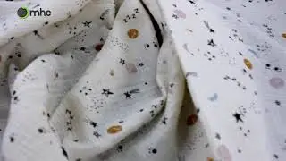 Printed Baby Cotton Space Fabric