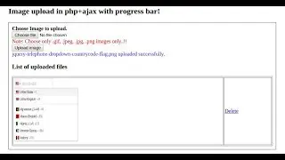 File Upload with Progressbar Using PHP & Jquery