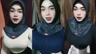 Jilbab Tobrut Parah! Sampai Kelihatan Pahanya Gak Pakai Daleman!