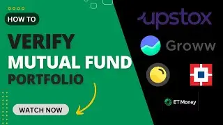 How To Verify Mutual Fund Portfolio Transaction & Holding