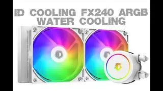 Id Cooling FX240 aRGB White Water Cooling review. Silent pump, good air flow. The only review