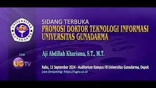 SIDOK Promosi Doktor Teknologi Informasi Universitas Gunadarma - Aji Abdillah Kharisma,S.T.,M.T