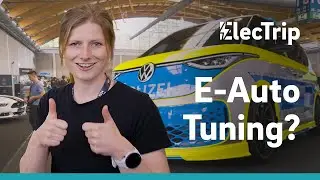 Kann man E-Autos tunen? Saskia auf der Tuning World Bodensee