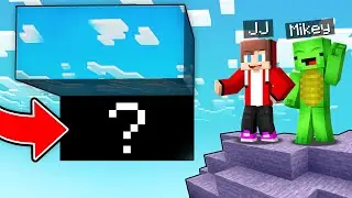 JJ And Mikey Found SECRET PASSAGE inside The SKY in Minecraft Maizen