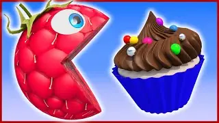 Pacman Raspberry Kid on Wild West Finds Animal Friends and Rides a Horse