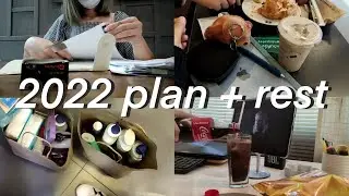 Vlog Organized my life plan 2022 | shopping skincare | watch the witcher ss2 🤷‍♀️ | rest and relief