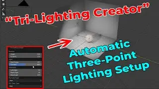 How to do a 3 Point Lighting Setup in Blender