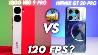 iQOO neo 9 pro vs Infinix gt 20 pro Performance & Gaming Test