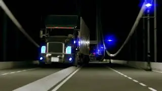 a truck chase blender animation