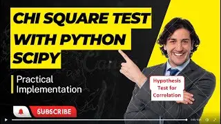 Chi square test with python