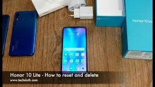 Honor 10 Lite - How to reset and delete