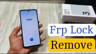 oppo a3x 5g frp lock kaise tode ? how to bypass frp oppo a3x 5g |