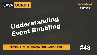 #48 Understanding Event Bubbling | DOM & DOM Manipulation | A Complete JavaScript Course