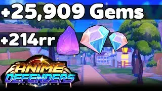 *Nerfed* BEST WAY TO GET GEMS AFK in Anime Defenders (Noob Friendly)