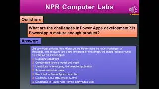 What are the challenges in Power Apps development Is PowerApp a mature enough product pptx