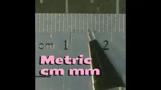 Mastering Metric Measurements: A Beginner's Guide to Reading a Ruler #shorts