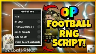 (OP) Football RNG Script! | Free GOAT Ronaldo, Inf Value Etc. | Roblox Script Showcasing📱