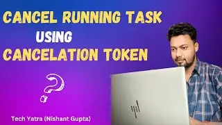 How to Cancel a Running Task in C# using CancellationToken | C# Async Programming Tutorial #csharp