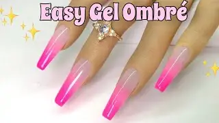 How to make Easy Ombré Press on nails using Gel || Beginner Friendly || DIY || GEL nails