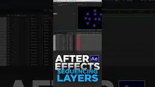 After Effects: How to sequence layers in the timeline