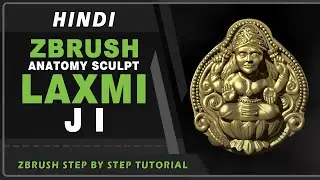 zbrush tutorial for beginners in hindi jewelry | Laxmi ji | pt 1