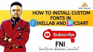 How To Install Custom Fonts on Pixellab and Picsart