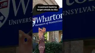 Investment Banking Target Schools be like #finance #banking #business #shorts