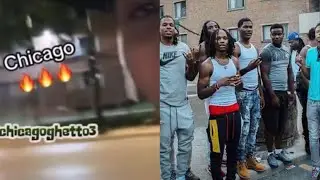 VENEZUELAN GANG MEMBERS WALKS TO O’BLOCK & FIRED MULTIPLE SHOTS IN FRONT OF O’BLOCK (FULL VIDEO)