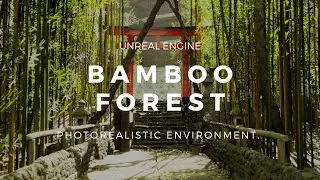 Unreal Engine photo realistic bamboo forest