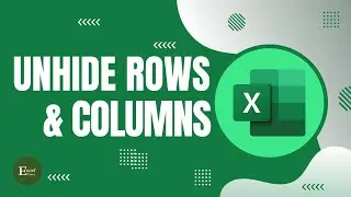 How to Unhide Rows and Columns in Excel | Excel Tutorials No 31