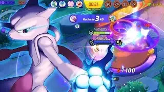 💥POKEMON UNITE💥MEWTWO X EL MEJOR EQUILIBRADO PARA LLEGAR A LIGA GRAN MAESTRO 1600 gameplay #3anniv
