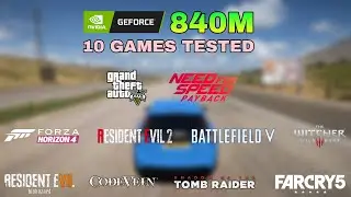 Nvidia GeForce 840M Gaming Test ! 2020