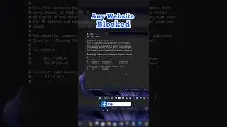 Website  blocked in Windows pc #tech #webdevelopment  #website #internet #tutorial #windows