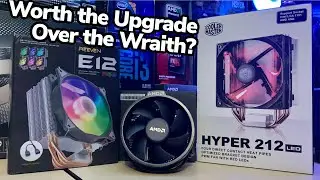 Comparing the Reeven E12 RGB to a Cooler Master Hyper 212 Evo