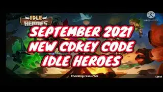 SEPTEMBER 2021 - NEW CDKEY CODE FOR IDLE HEROES