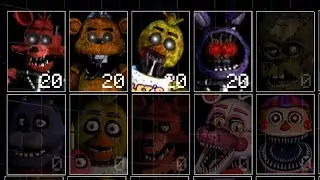 Ultimate Custom Night - Classic Ignited Animatronics (Mod)