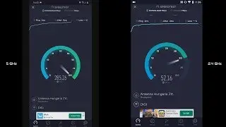 5 GHz vs 2.4 GHz WIFI Speed Test