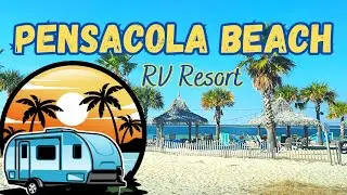 Pensacola Beach RV Resort Drive Thru #PensacolaBay #campground #camping #BlueAngels