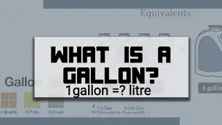 #What is gallon?1gallon =? litre #preparationg #gallon #water